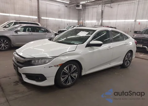 2018 Honda Civic Ex-L from USA, damaged, VIN JHMFC1F77JX003660